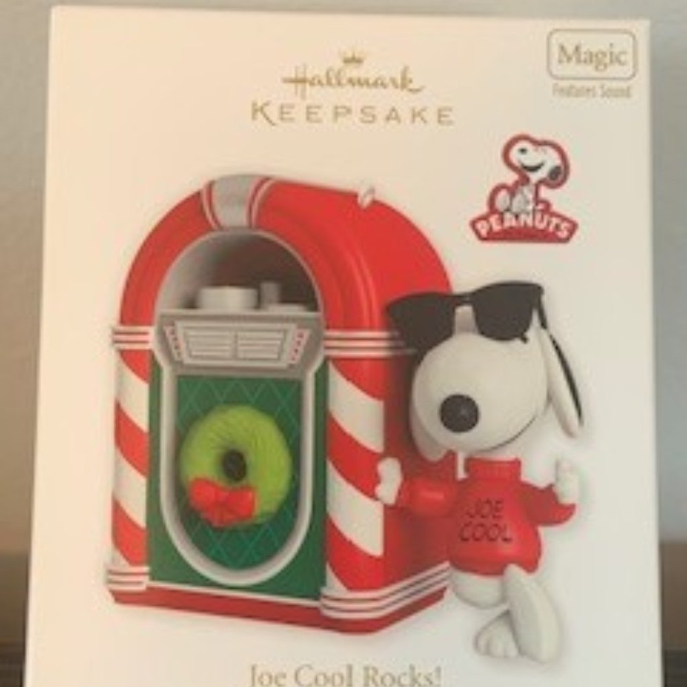 Hallmark Ornament Peanuts Joe Cool Rocks